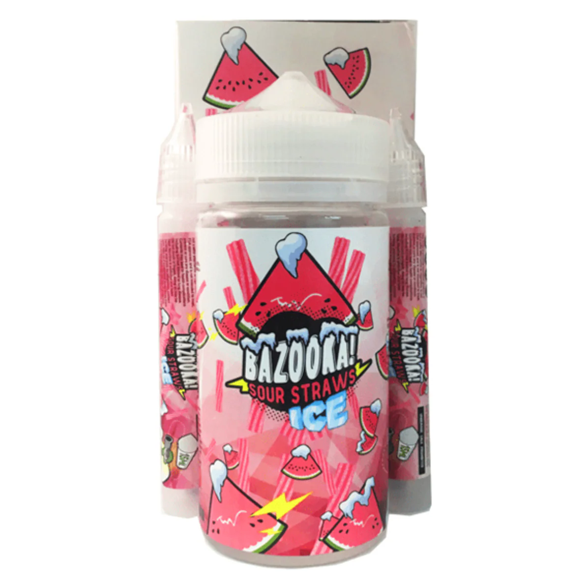 Bazooka Sour Straws E-Liquid 100ml Short Fill - Image 7