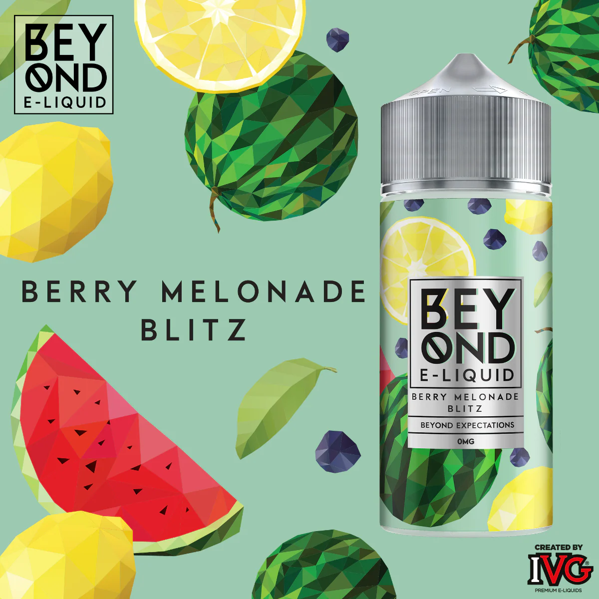 Beyond IVG Eliquid Berry Melonade Blitz 100ml Shortfill - Image 3