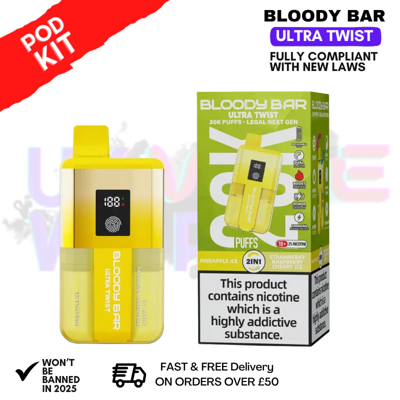 Bloody Bar 20K Puff Ultra Twist Pre-Filled Bar | Only £8.99 - Image 5