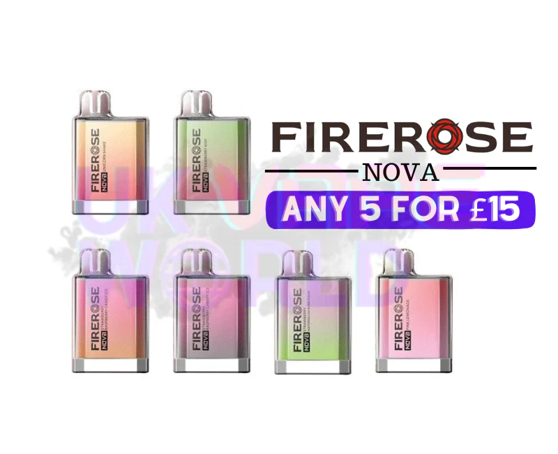 Elux FireRose Rayo 600 Puff Vape Kit - Image 3