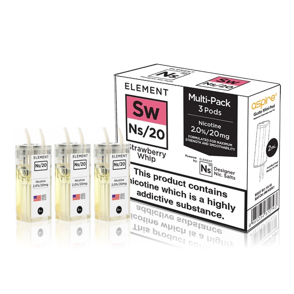 NS Pods For Aspire Gusto 10mg 20mg - Image 8