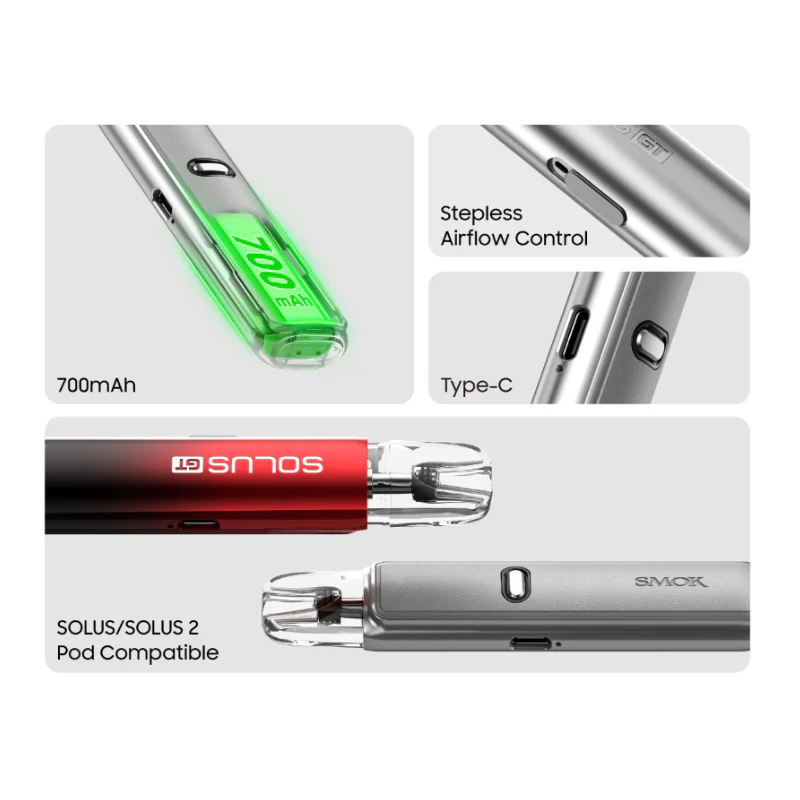 Matte Black Leather Smok Solus GT Kit - £8.00 - Image 4