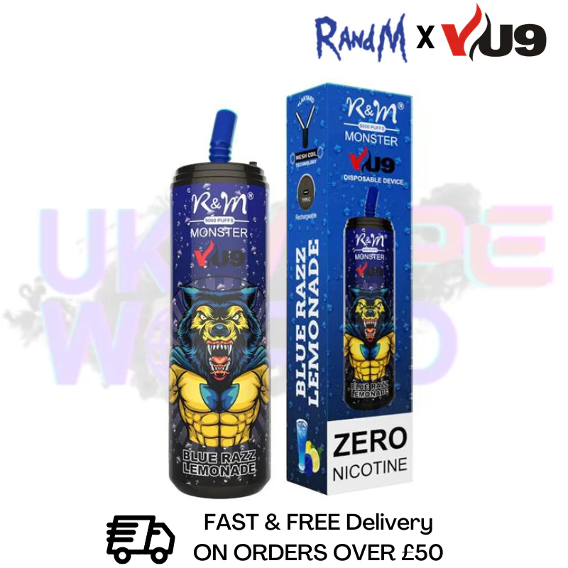 RandM Tornado 9000 Puff 9K Bar ZERO | 0MG | - Image 4