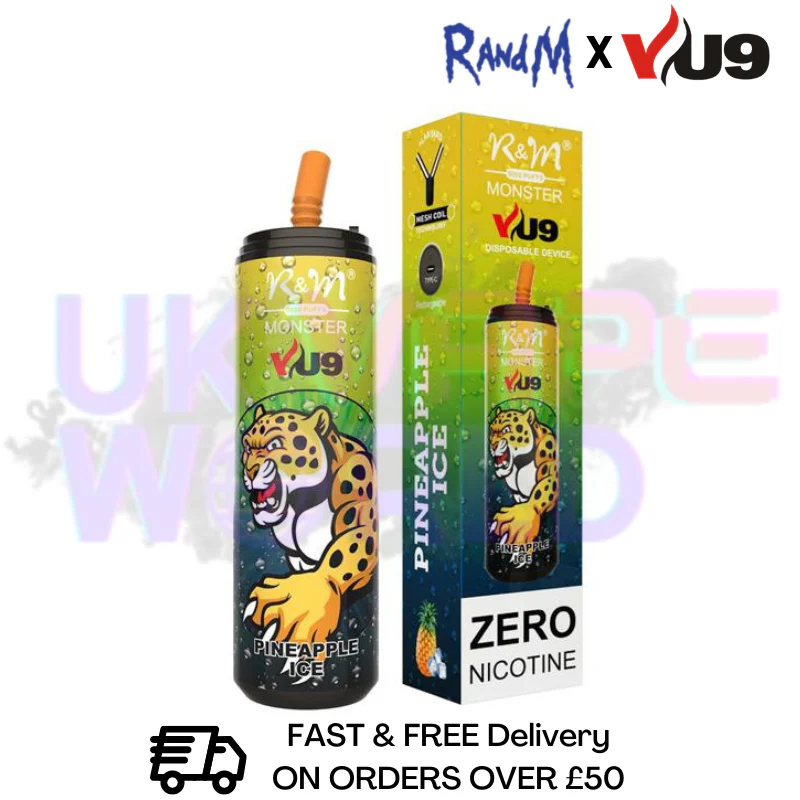 RandM Tornado 9000 Puff 9K Bar ZERO | 0MG | - Image 8